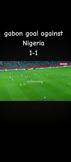 gabon goal against Nigeria #nigeria #supereagle #gabon#worldcupplsyoff#fypシ゚ #football