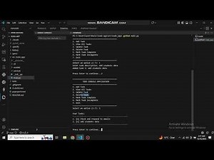 Todo In-Memory Python Console App