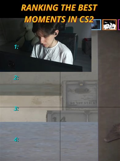 RANKING THE BEST MOMENTS IN CS2 #cs2 #cs2moments #counterstrike | counter strike 2