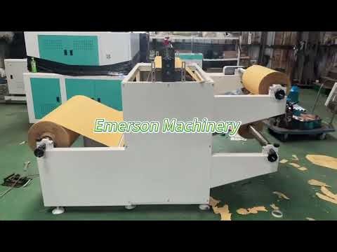 Recycled paper slitting and rewinding machine