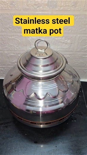 Stainless Steel Matka Water containers #shorts #trending #viral #meesho #ytshorts #kitchen