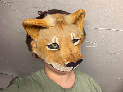 Lion Mask | for Therian, Kemonomimi, Furry, Larp, Ren-fair - Etsy