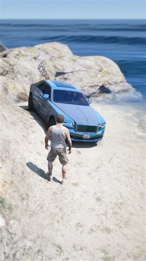 Second Hand Car vs Gold Trolley: My Luck Changed! in GTA V #gta6 #gta #game