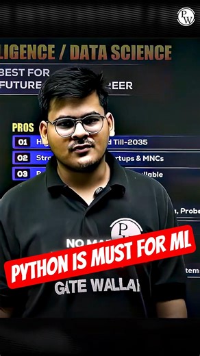 Python Is The ABCD of Machine Learning #PW #Shorts