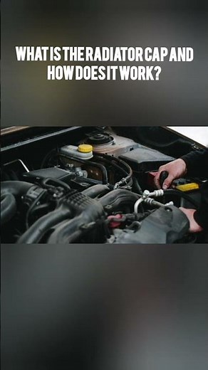 What is the radiator cap and how does it work? #carsensor #engineeering #automobile #enginepart
