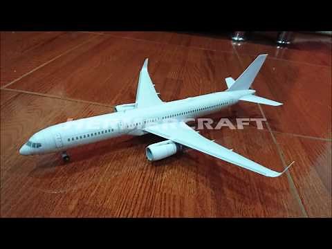 Boeing 757 Papercraft Instructions