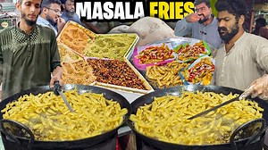 250K views · 1.5K reactions | Perfect French Fries Making! Hardworking Man Selling Amazing Besan Potato Chips | Street Food Pakistan Video Source: Rashida Hussain https://www.youtube.com/watch?v=dRtUidWDBP8 #frenchfries #fries #besan #potatoes | Must Taste | Facebook