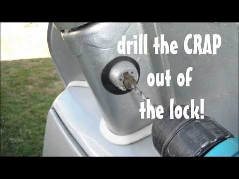 VESPA STEERING LOCK REMOVAL AND REPLACEMENT