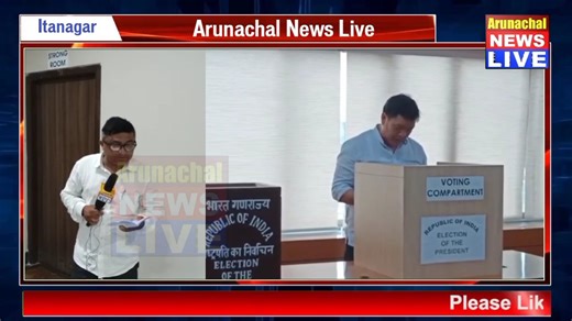 14K views · 301 reactions | 59 out of 60 MLA from state cast vote, voting process for presidential election 2022 competed smoothly and orderly-ARO Kago Habung. | Arunachal News Live | Facebook