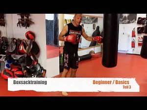 BOXSACK TRAINING BEGINNER TEIL 3 mit Guido Wedekind