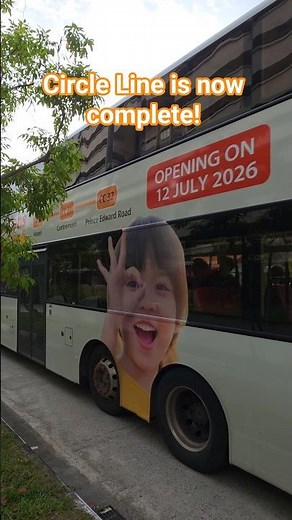 [LTA Circle Line 6 opening ads] SBS Transit SBS3255M on Svc 59 and SG5375Z on Svc 31