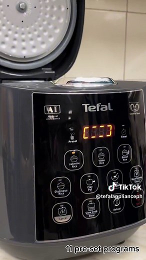 Tefal Easy Rice Plus is here to simplify the preparation of cooking rice and can serve tasty and fluffy rice for your family. Click the yellow basket now!🛍️ #athomewithTEFAL #Tefal #EasyRicePlus #ricecooker #brownrice #rice #recipe #aesthetic #fyp #foryou #easytouse #multicooker #appliances