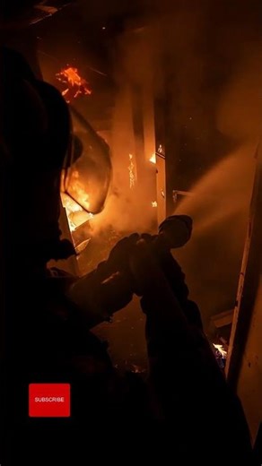 POV: Firefighter Inside a Burning Building 🔥