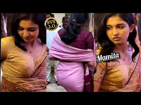 Mamitha Baiju’s Ethereal South Indian Glam Look in Designer Saree