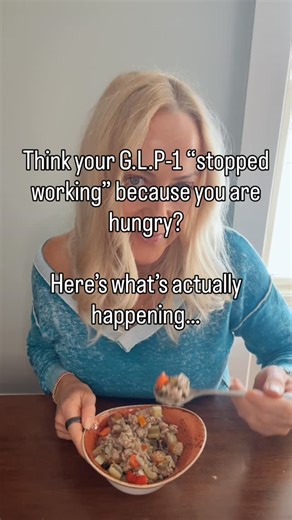 Gluten Free Gut Health Girl on Instagram: "If hunger feels inconsistent while using a G.L.P-1, you’re not broken — and your medication isn’t failing you. Here’s the part no one explains: G.L.P-1s don’t erase hunger. They help regulate it. In the beginning, food noise often goes very quiet — sometimes too quiet. But as your body adapts, small waves of hunger return. That’s normal. Hunger can fluctuate because of: • stress, sleep, and hormones • travel or routine changes • timing of your dose • im