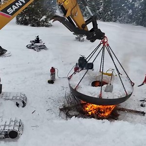 2.8M views · 10K reactions | We set up a GIANT cauldron hot tub and it was epic to say the least | Heavy D | Facebook