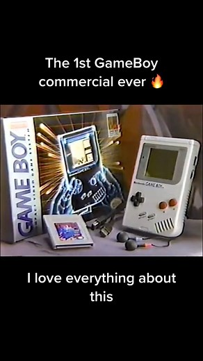 2.7K views · 61 reactions | The first tv commercial for Nintendo’s release of the GameBoy. #nintendo #retro #retrogaming #gaming #90sgames #90scommercial #90s #90svintage #90skid #90sbaby #90sthrowback #gameover #90saesthetic #tetris #gameboy #handheld #retrogaming #vintage | Freshslicknick Gaming | Facebook