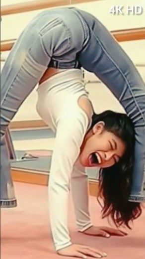 “Painful Ballet Flexibility Stretch 😭 | Gymnast Training Struggles | Crying Girl Motivation”