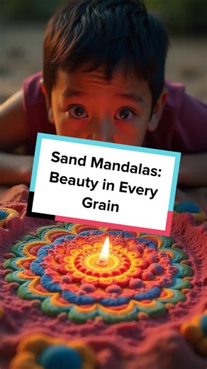 Discover the mesmerizing world of sand mandalas, where art, meditation, and meaning come together in vibrant harmony. #sandmandala #meditation #art #culture #mindfulness
