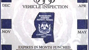 Bye-bye, vehicle inspection stickers