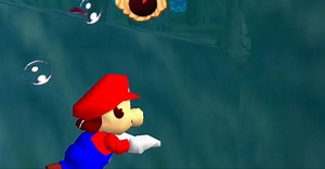 Man, upon looking back at it, that Super Mario 64 drowning animation is...kinda unnerving.