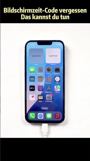 iPhone Bildschirmzeit Code vergessen? Das kannst du tun! #shorts