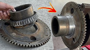 How Impeccable Repaired Broken Caterpillar Transmission Axle That Found From Slower Flowed Water... | NexaMech Media