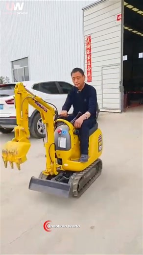 The World’s Smallest Excavator 😱 But Insanely Powerful! #shorts #miniexcavator #construction #fscts