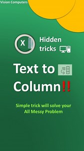Excel trick text to column 🔥😍 Excel tips and tricks 🔥 . . . (Excel hacks, Excel tricks, Excel tips, Excel shortcuts, Ms excel, Ms excel tricks, ms excel hacks, ms excel tutorials, excel tutorials, excel sheet, spreadsheet, Spreadsheets, excel for beginners, Excel data, excel solution) . . #excel #exceltips #exceltricks #msexcel #excelformula #exceltutorials #spreadsheets #excelforbeginners #excelhacks #exceltipsandtricks #msexceltutorials #msexcelfunctions #excelfunction #excelfunctions | Vis