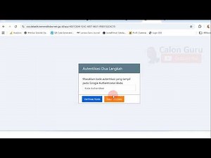 How to Redisplay the PTK Datadik SSO QR Code & How to Reset the Dapodik 2026 SSO OTP Code