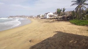 La famosa playa de Zipolite en el estado de Oaxaca, México. | México Fantástico