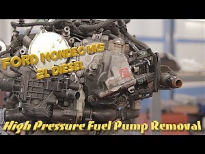 High Pressure Fuel Pump Removal, Mk5 Ford Mondeo And A Broken Timing Chain