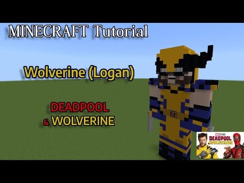 Minecraft Statue Tutorial: Wolverine (Logan) - DEADPOOL & WOLVERINE