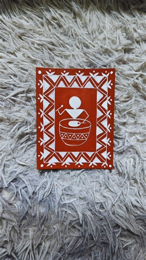 Beginner warli art | painting | #shorts