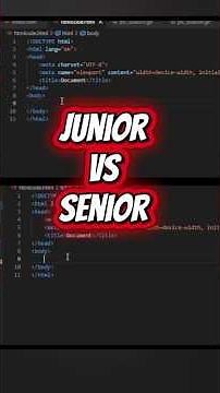 Junior vs senior web developer