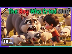 🐺👦The Boy Who Cried Wolf💖✨| Bedtime Story for Kids| Read Aloud & Animated