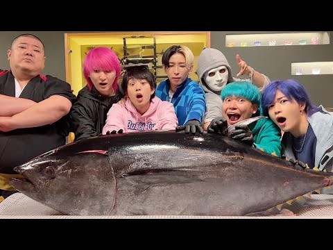 75キロ100万円の巨大マグロを2時間食べ続けろ！大将からの挑戦状が届いた…【ネクステ大食い】