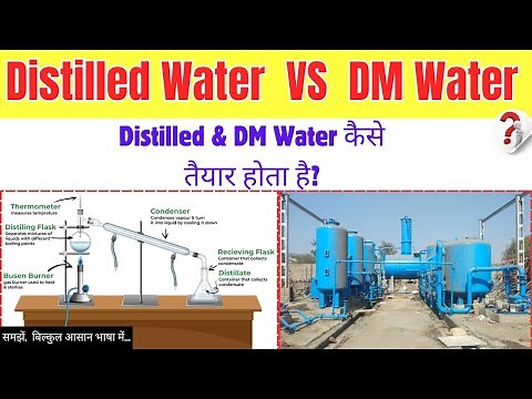 Distilled Water Vs DM Water