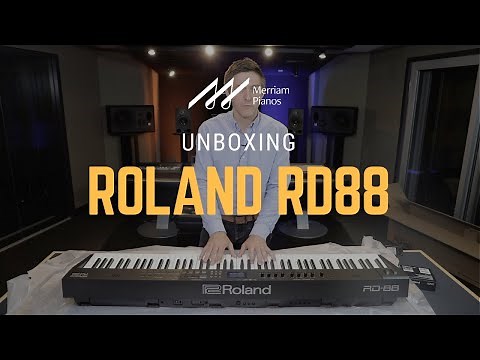 🎹Roland RD88 Digital Stage Piano Unboxing - Features/Highlights🎹
