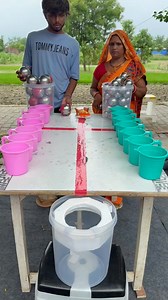 Mini Vs Giant Iron Ball Roll Challenge | Chiku Challenge