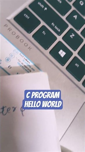 C Program to Hello World #cprogramming #cprogrammingquestions #shorts #helloworld #cpp