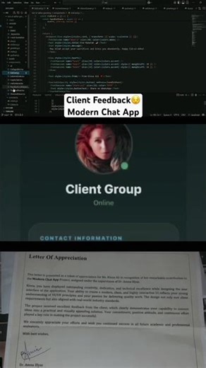 Real-Time Chat App ✨ #ChatApp #TechShorts