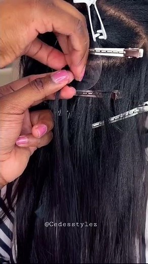 K-tip extensions For Thin Hair