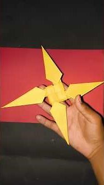😮⭐How To Make A Fastest ninja star using paper/easy making paper ninja star #ninja #paperninjastar