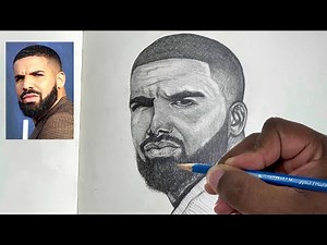 How To Draw Drake: Step by Step - Portrait Drawing Tutorial For Beginners