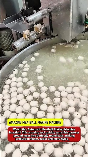 Amazing Meatball Making Machine | Automatic Meatball Forming Technology.