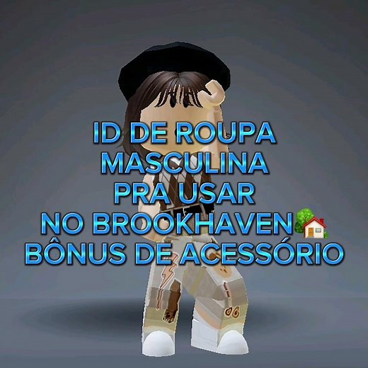 ID DE ROUPA MASCULINA PRA USAR NO BROOKHAVEN RP 🏡 #roblox