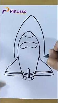 How to Draw a Spaceship Easy in The Right Way