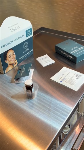 The VI Peel with Peptides is a medium-depth chemical peel designed to: • Promote exfoliation of the superficial epidermis • Stimulate dermal remodeling • Enhance cellular turnover • Support collagen and elastin synthesis through peptide technology This treatment is indicated for individuals seeking reduction in fine lines, mild wrinkles, hyperpigmentation, uneven tone, and textural irregularities. #VIPeel #VIPeelWithPeptides #ChemicalPeel #CollagenBoost #SkinResurfacing | Center for Facial Rejuv