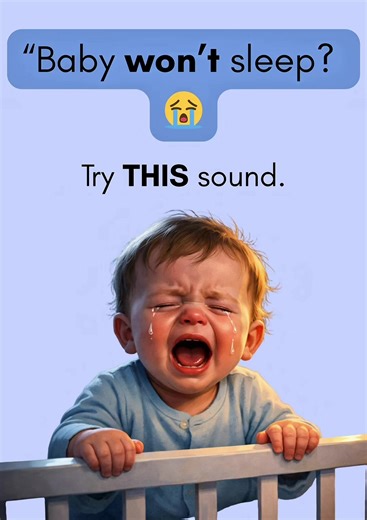 Is your baby crying at night and won’t sleep? Babies wake up from every small sound. White noise creates a calm, steady sound that helps babies relax and fall asleep faster. Used by parents and hospitals worldwide. Get it now — the link is in the caption. #babysleep #whitenoise #momtok #tiredmom #parentlife